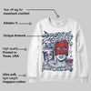 Summit White Navy 4s DopeSkill Sweatshirt Pretty Girl Swag Graphic