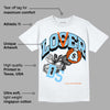 Dunk Low Futura University Blue DopeSkill T-Shirt Loser Lover Graphic