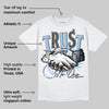 Women's Runner Sneaker Light Blue DopeSkill T-Shirt Trust No One Graphic