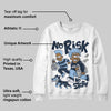 Gel-Cumulus 16 Wash/Independence Blue DopeSkill Sweatshirt No Risk No Story Graphic