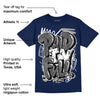 Midnight Navy 3s DopeSkill Navy T-shirt New Paid In Full Graphic