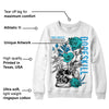 Military Blue 4s DopeSkill Sweatshirt Side Hustle Graphic