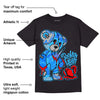 University Blue 2s DopeSkill T-Shirt Broken Heart Graphic