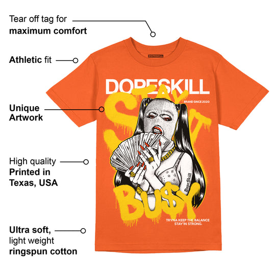 Georgia Peach 3s DopeSkill Orange T-shirt Stay It Busy Graphic