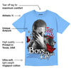 Powder Blue 9s DopeSkill Sky Blue T-shirt Boys Don't Cry Graphic