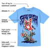 Powder Blue 9s DopeSkill Sky Blue T-shirt Stay High Graphic