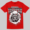 AJ 9 Chile Red DopeSkill Chile Red T-shirt Trapped Halloween Graphic