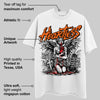 Orange Black White DopeSkill T-Shirt Heartless Graphic