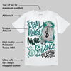 Gel 1130 White Dark Neptune DopeSkill T-Shirt Real Ones Move In Silence Graphic