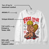 Fire Red 3s DopeSkill Sweatshirt New Fake Love Graphic