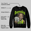 Neon Green 'Money Loves Me' DopeSkill Graphic Sweatshirt