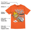 Georgia Peach 3s DopeSkill Orange T-shirt Break Through Graphic