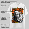 Orange Black White DopeSkill T-Shirt New Get Rich Graphic