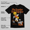 Orange Collection DopeSkill T-Shirt Play together, Stay together Graphic