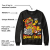 Yellow Collection DopeSkill Sweatshirt Born To Be Rich Graphic