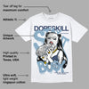 Diffused Blue Sail Grey White 1s DopeSkill T-Shirt Stay It Busy Graphic