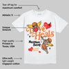 Orange Black White DopeSkill T-Shirt New Love Heals Graphic