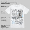 Wolf Grey 5s DopeSkill T-Shirt Real Ones Move In Silence Graphic