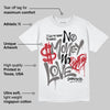 1906R NB Silver Classic Crimson DopeSkill T-Shirt No Money No Love Typo Graphic