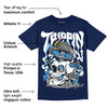 Midnight Navy 3s DopeSkill Navy T-shirt Trippin Graphic