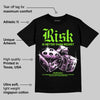 Neon Green 'Risk Is Better Than Regret' DopeSkill Graphic T-Shirt