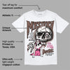 Dunk Smokey Mauve Playful Pink White Brown DopeSkill T-Shirt Mystery Ghostly Grasp Graphic