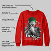 Bred Velvet 11s DopeSkill Red Sweatshirt Boys Don't Cry Graphic