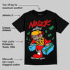 Red Collection DopeSkill T-Shirt No Luck, All Hustle Graphic