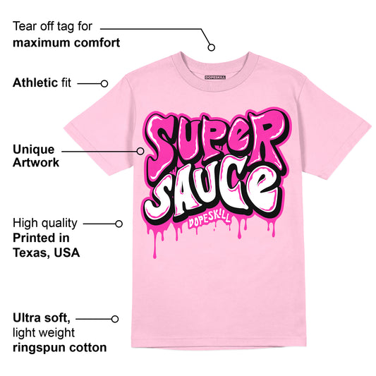 Pink Collection DopeSkill Pink T-shirt Super Sauce Graphic