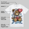 French Blue 12s DopeSkill T-Shirt Broken Bear Graphic