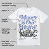 Patta x Max 90 “Sapphire” DopeSkill T-Shirt Money Is Our Motive Typo Graphic