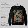 Undefeated x 4s OG DopeSkill Sweatshirt Crying Heart Graphic