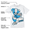 Military Blue 4s DopeSkill T-Shirt Sneakerhead BEAR Graphic