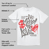Cave Stone 4s DopeSkill T-Shirt No Money No Love Typo Graphic