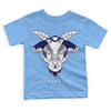 University Blue 6s DopeSkill Toddler Kids T-shirt Sneaker Goat Graphic - University Blue T-shirt