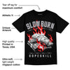 Black Cement 2s DopeSkill T-Shirt Slow Burn Graphic