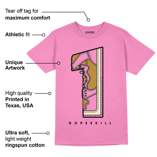 Dunk Playful Pink Multi Color Bronzine Clear Jade Luminous Green DopeSkill Pink T-shirt No.1 Graphic