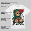 Pine Green 13s DopeSkill T-Shirt Broken Bear Graphic