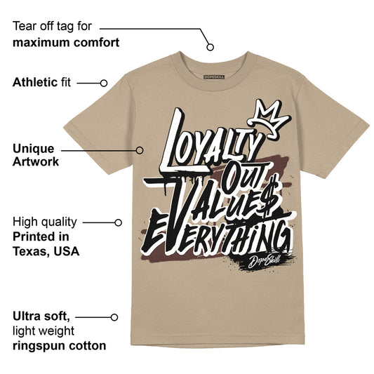 Latte 1s DopeSkill Medium Brown T-shirt LOVE Graphic