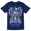 Jordan 5 SE “Georgetown” DopeSkill Midnight Navy T-Shirt Angels Graphic Streetwear