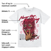 85 Metallic Burgundy 1s DopeSkill T-Shirt Never Stop Hustling Graphic