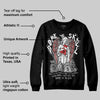 Black Cement 3s DopeSkill Sweatshirt Angels Graphic