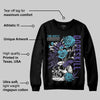 Aqua 8s DopeSkill Sweatshirt Side Hustle Graphic