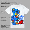 Royal Blue Collection DopeSkill T-Shirt Broken Heart Graphic