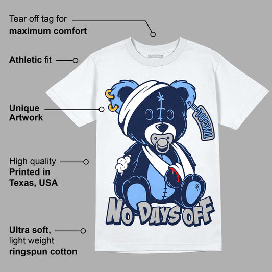 Midnight Navy 5s DopeSkill T-Shirt Hurt Bear Graphic