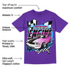 Dunk Purple Championship Court White DopeSkill Purple T-shirt ENGINE Tshirt Graphic