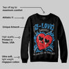 Rare Air 3s DopeSkill Sweatshirt Crying Heart Graphic