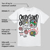 White Cement 4s DopeSkill T-Shirt Study Hard Graphic