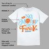 Dunk Low Futura University Blue DopeSkill T-Shirt No Money No Funny Graphic