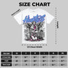 PURPLE Collection DopeSkill Oversize Print T-Shirt Heartless Graphic